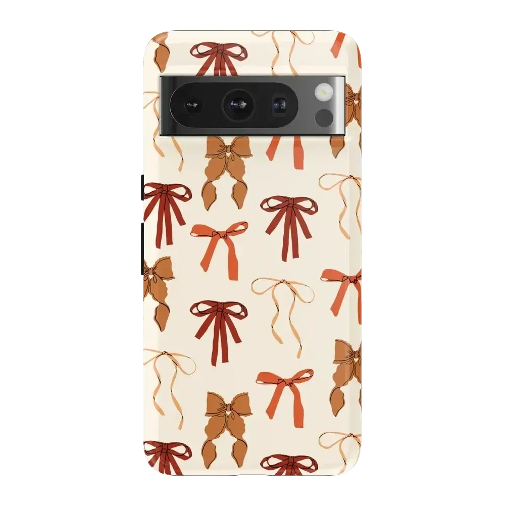 Fall Girlie | Pumpkin Spice Bows Case Phone Case get.casely Essential Google Pixel 8 Pro