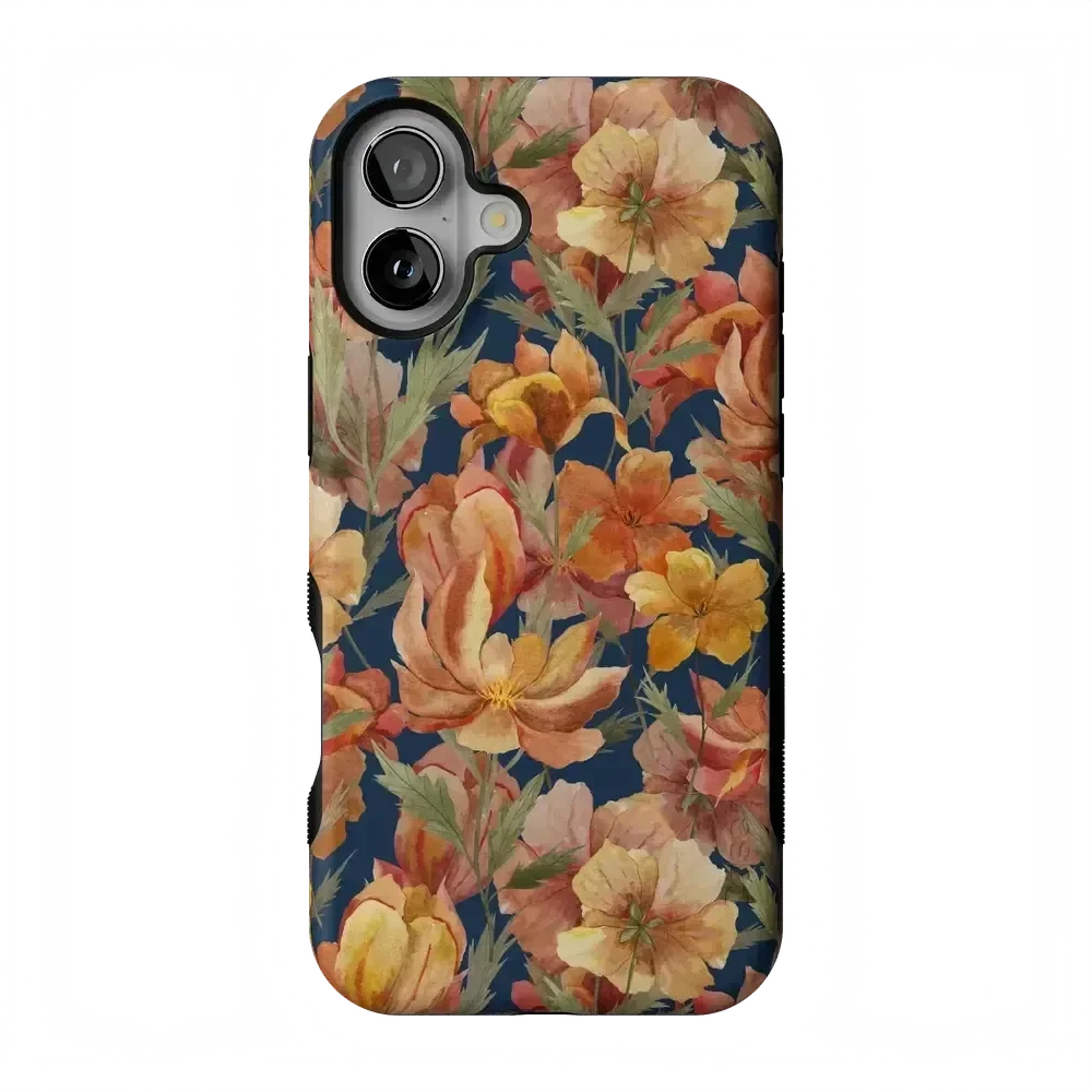 Fallen Gold | Antique Floral Case Phone Case get.casely Bold + MagSafe® iPhone 17