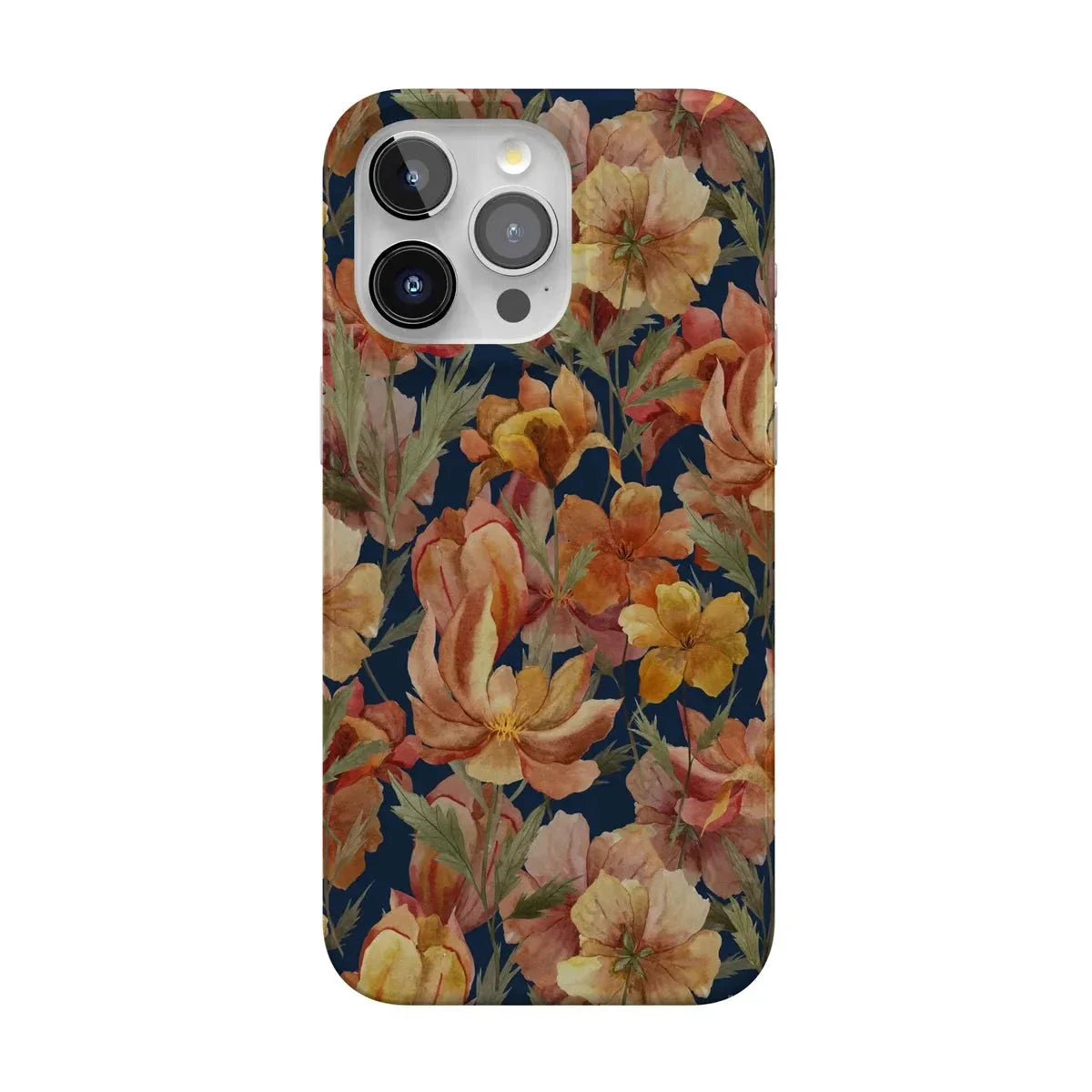 Fallen Gold | Antique Floral Case Phone Case get.casely Classic + MagSafe® iPhone 15 Pro Max