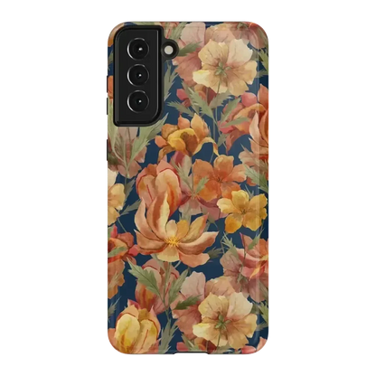 Fallen Gold | Antique Floral Case Phone Case get.casely Essential Galaxy S21 Plus