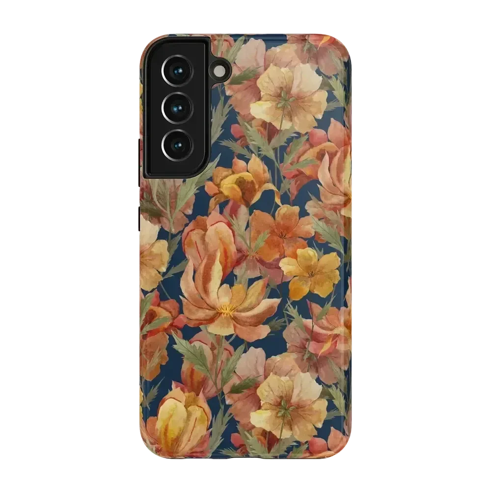 Fallen Gold | Antique Floral Case Phone Case get.casely Essential Galaxy S22 Plus