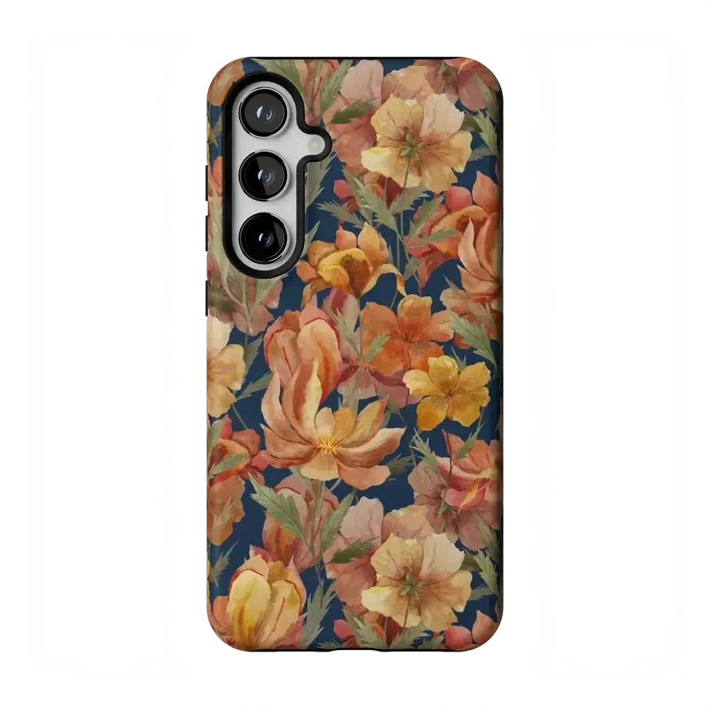 Fallen Gold | Antique Floral Case Phone Case get.casely Essential Galaxy S24 Plus