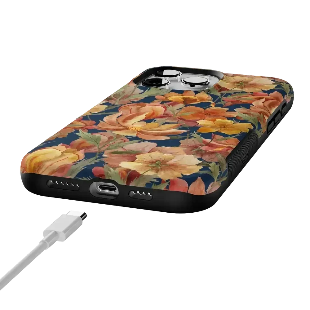 Fallen Gold | Antique Floral Case Phone Case get.casely