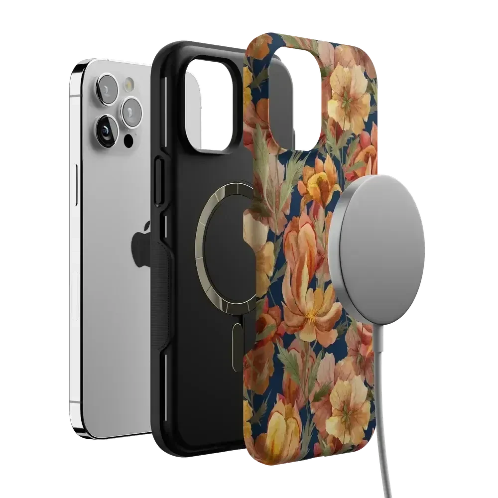 Fallen Gold | Antique Floral Case Phone Case get.casely