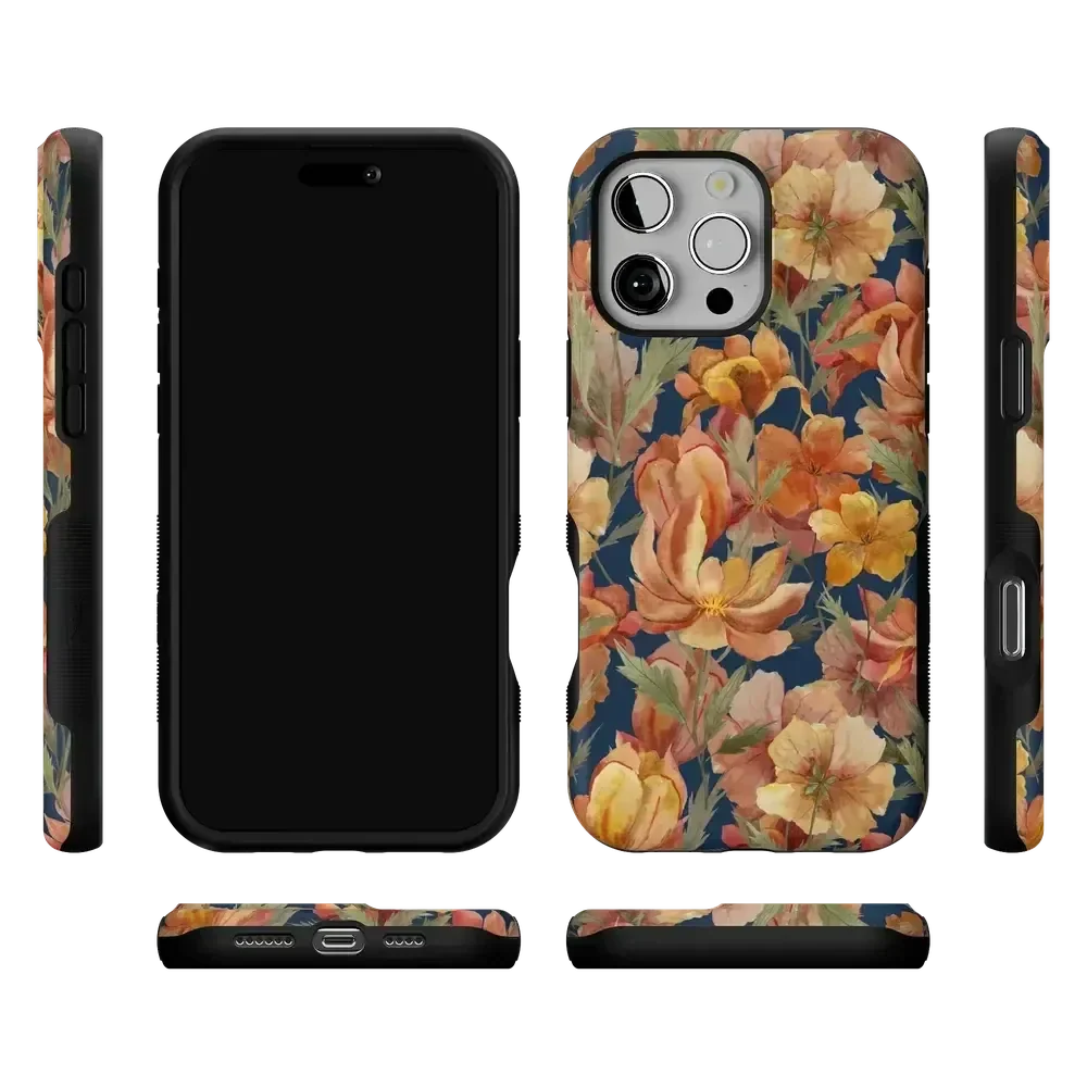 Fallen Gold | Antique Floral Case Phone Case get.casely