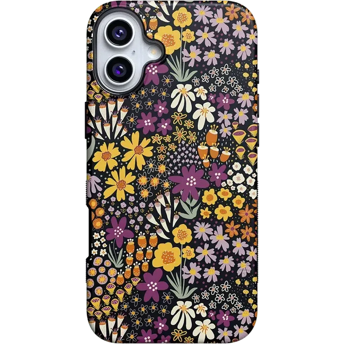 Falling for You | Plum Floral Case iPhone Case get.casely Bold + MagSafe® iPhone 16 Plus