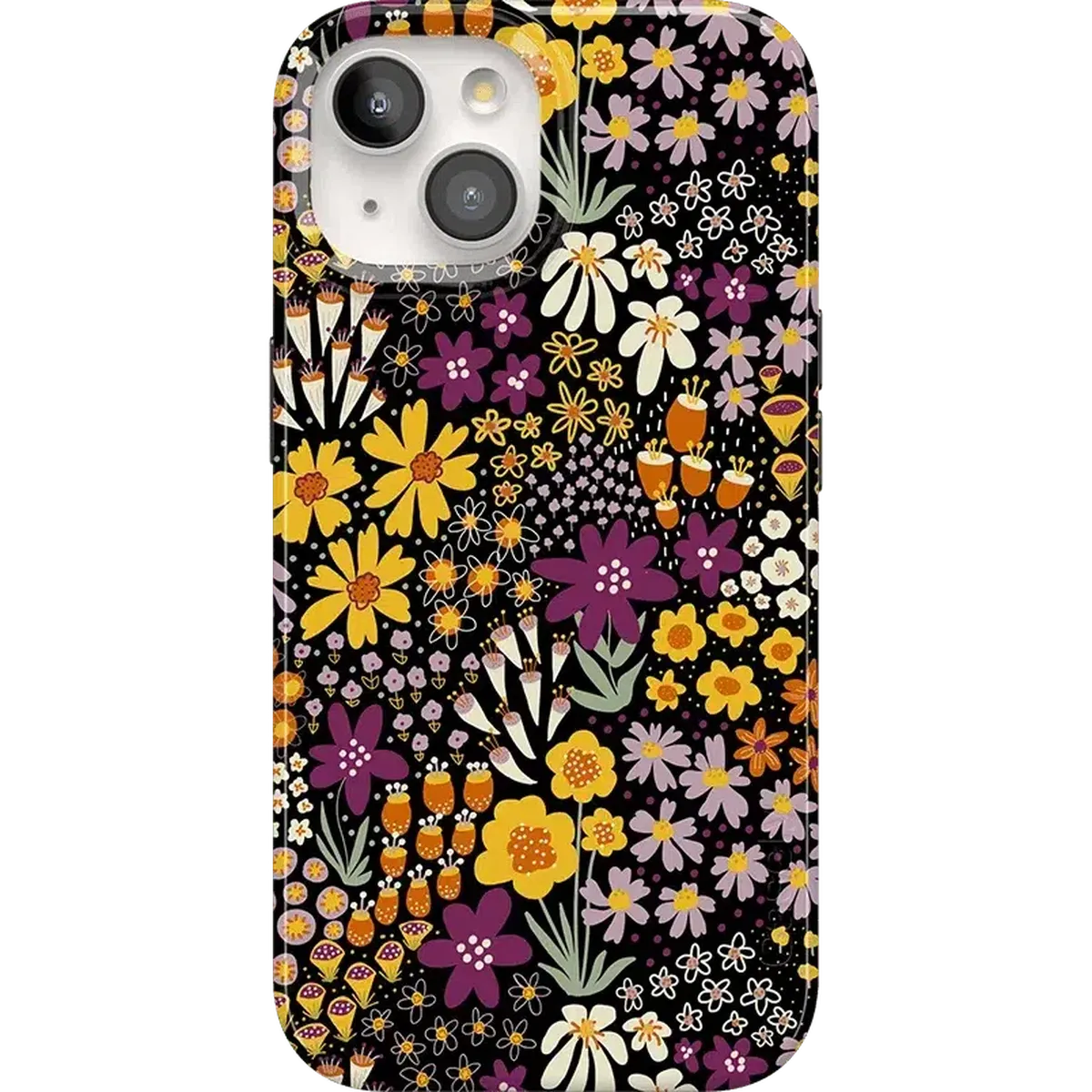 Falling for You | Plum Floral Case iPhone Case get.casely Classic + MagSafe® iPhone 15
