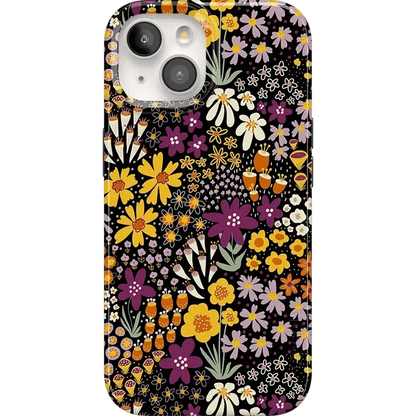 Falling for You | Plum Floral Case iPhone Case get.casely Classic + MagSafe® iPhone 15