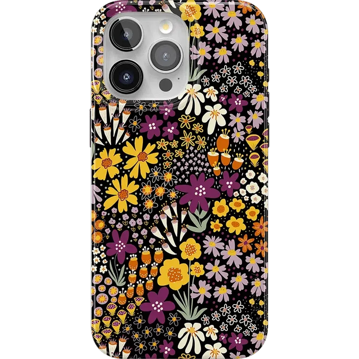 Falling for You | Plum Floral Case iPhone Case get.casely Classic + MagSafe® iPhone 15 Pro Max