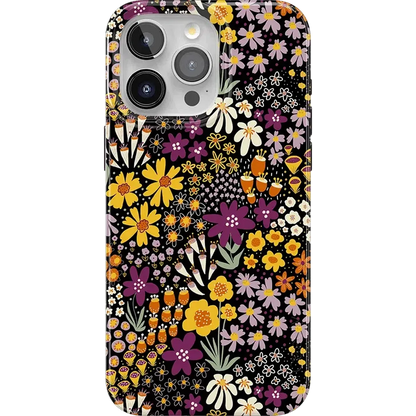 Falling for You | Plum Floral Case iPhone Case get.casely Classic + MagSafe® iPhone 15 Pro Max