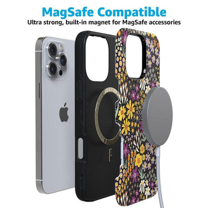 Falling for You | Plum Floral Case iPhone Case get.casely