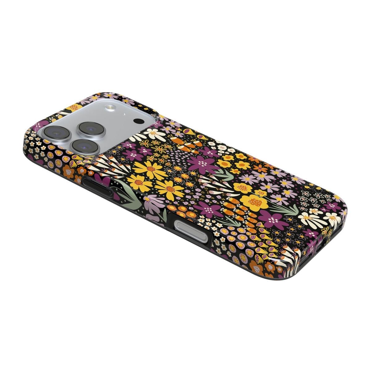Falling for You | Plum Floral Case iPhone Case get.casely