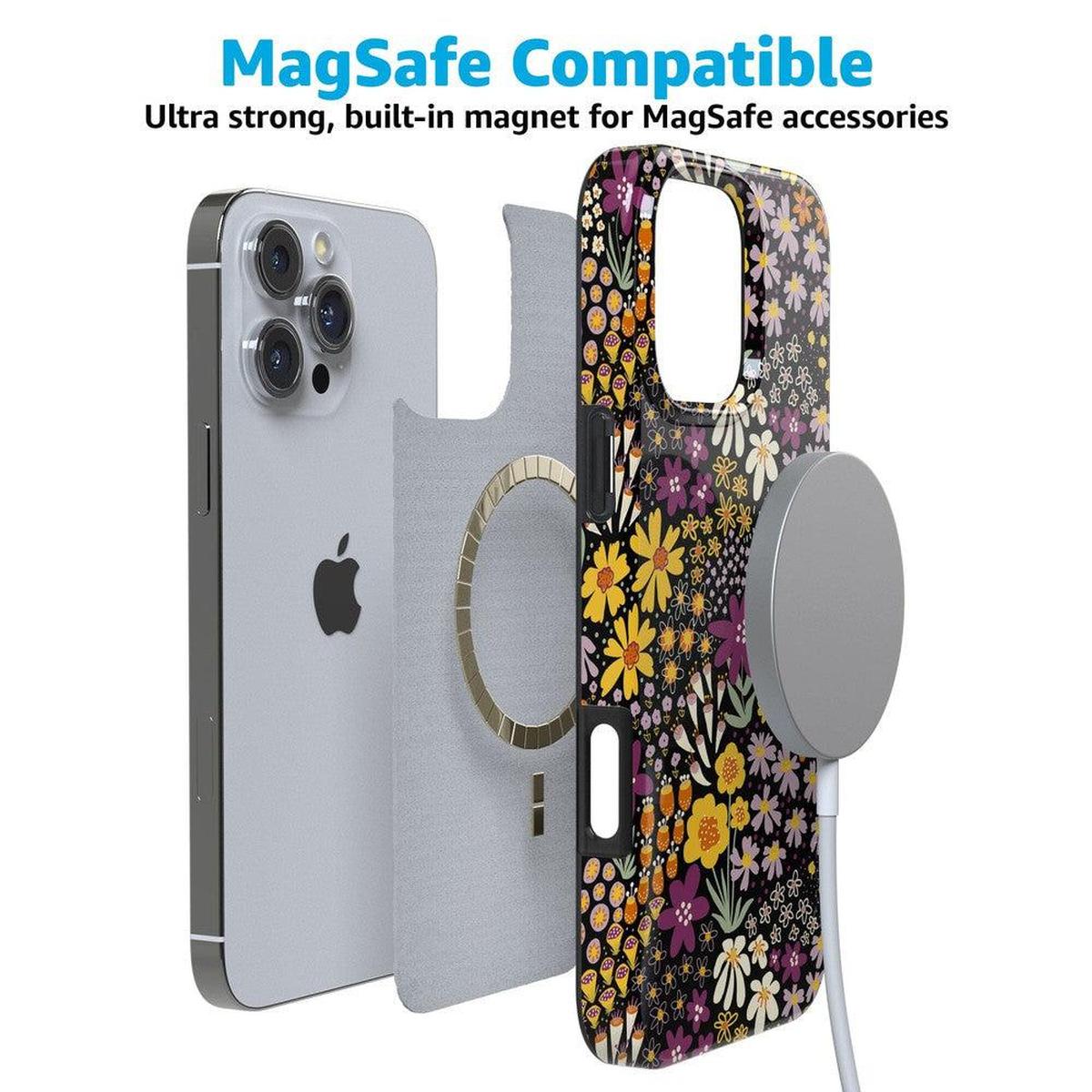 Falling for You | Plum Floral Case iPhone Case get.casely