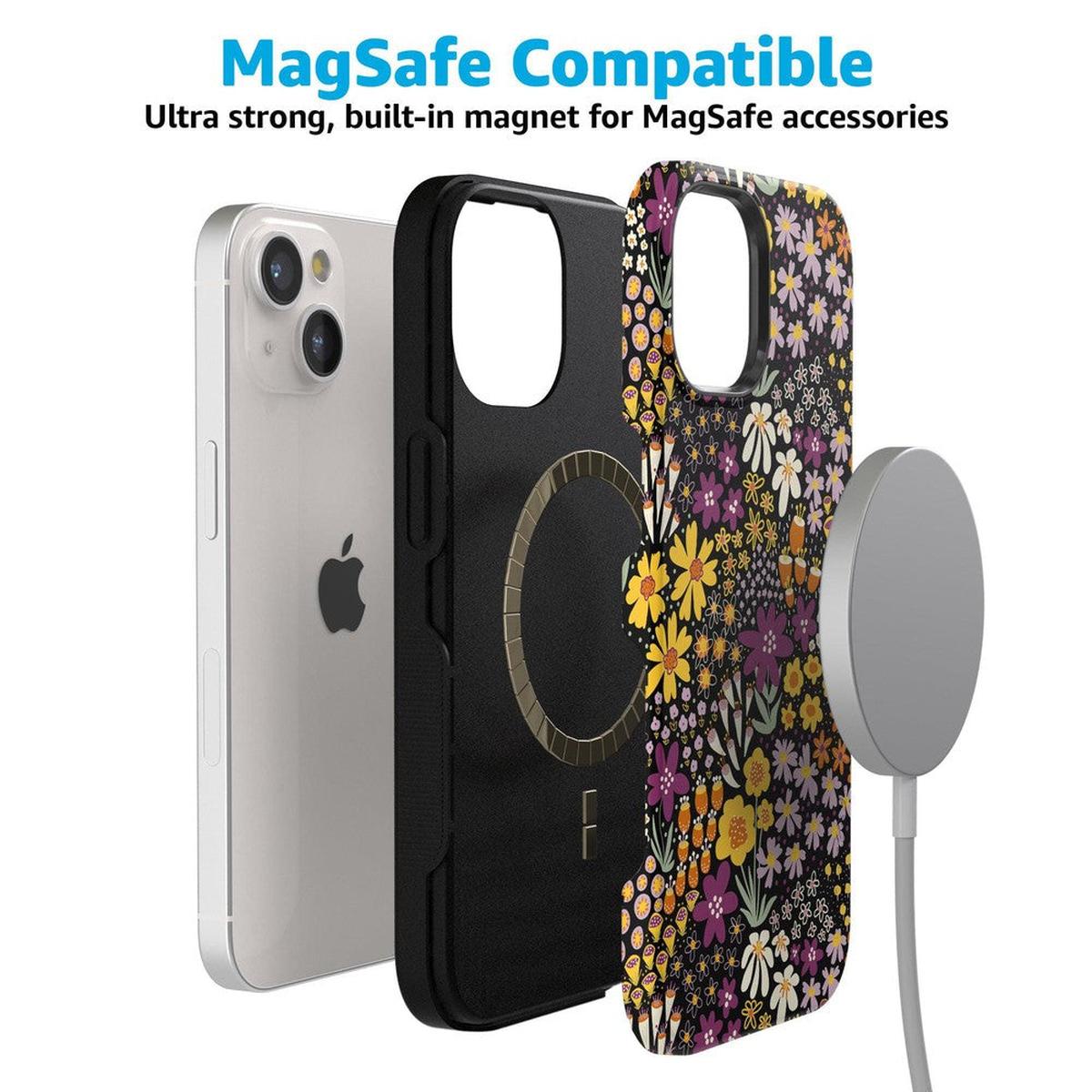 Falling for You | Plum Floral Case iPhone Case get.casely