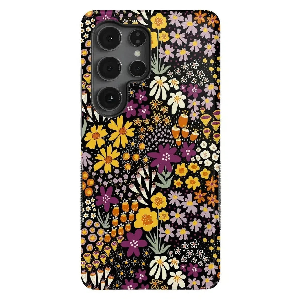 Falling for You | Plum Floral Samsung Case Samsung Case Casetry Bold Flex + MagSafe® Galaxy S25 Ultra