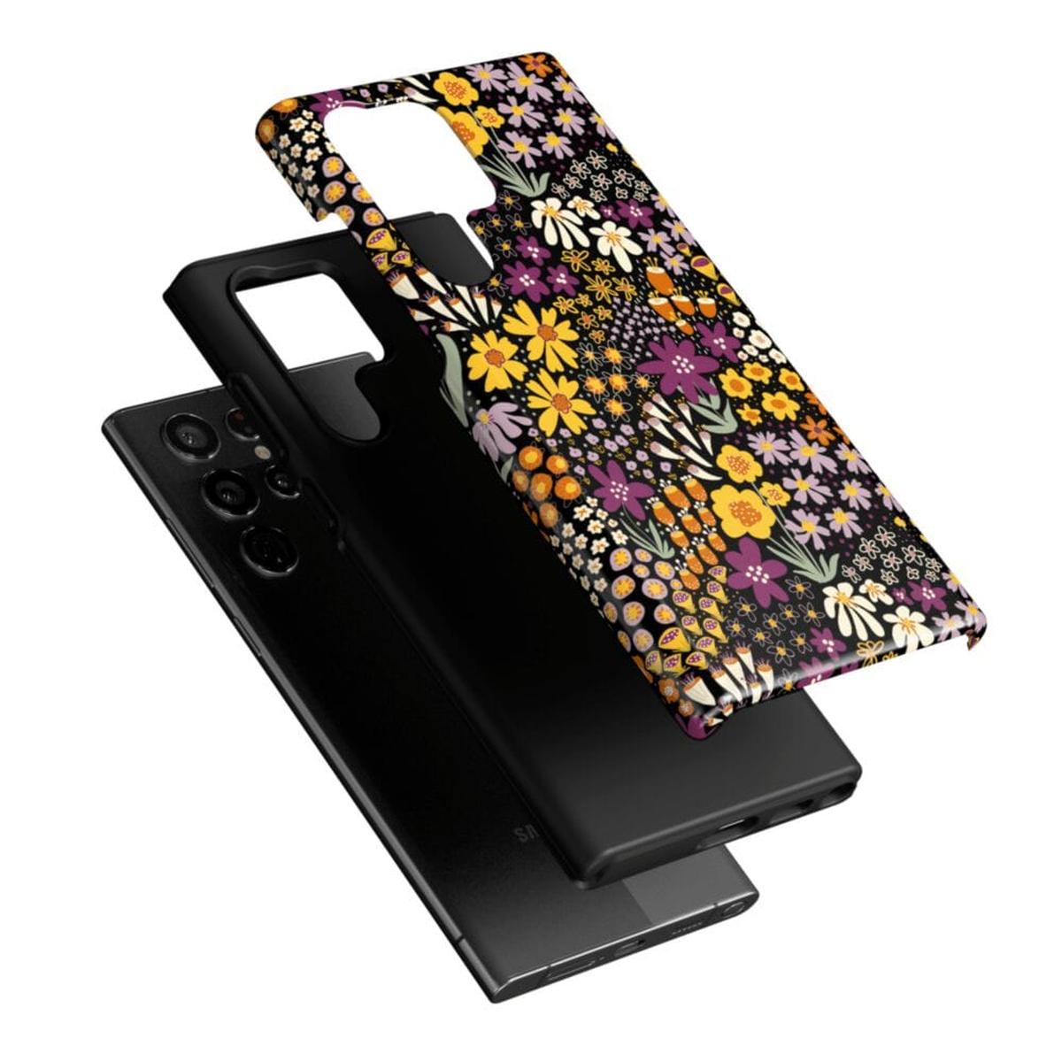 Falling for You | Plum Floral Samsung Case Samsung Case Casetry