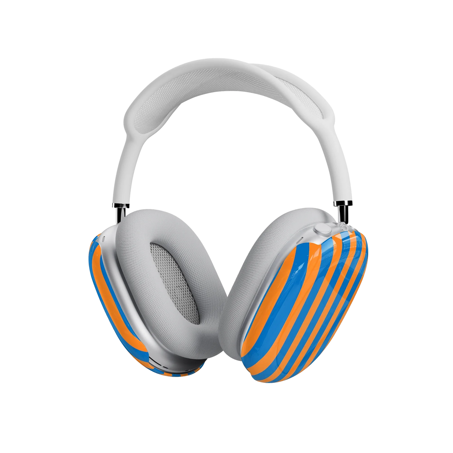 Go New York | Blue & Orange Stripes AirPods Max Case
