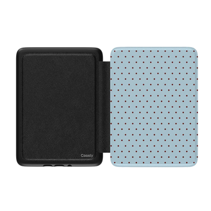 On the Dot | Blue Polka Dot Kindle Case