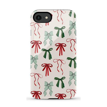Festive Girlie | Holiday Bows Case Phone Case Casetry Essential iPhone SE (2020 & 2022)