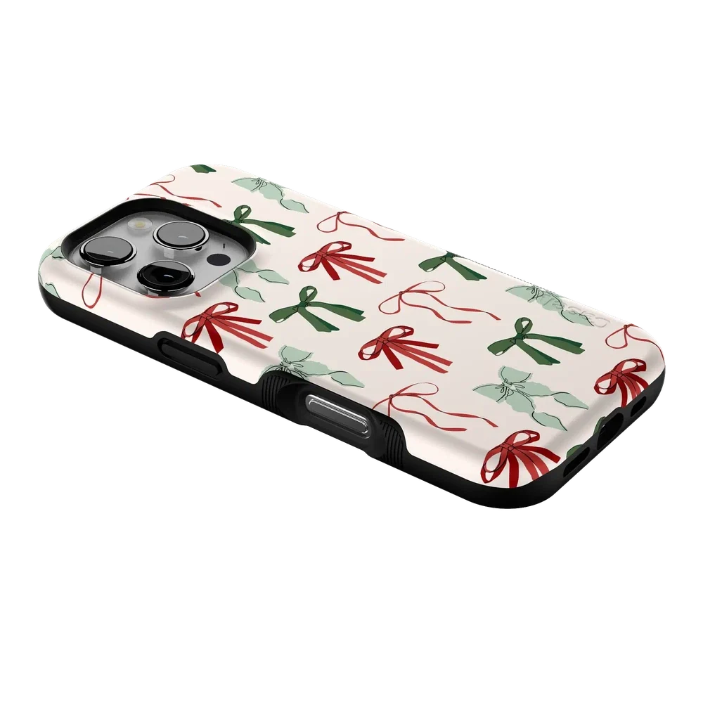 Festive Girlie | Holiday Bows Case Phone Case Casetry