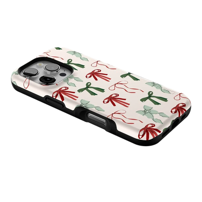 Festive Girlie | Holiday Bows Case Phone Case Casetry