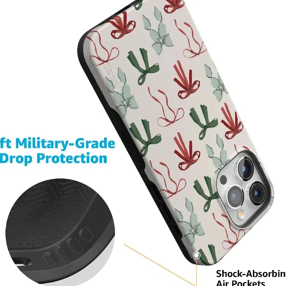 Festive Girlie | Holiday Bows Case Phone Case Casetry
