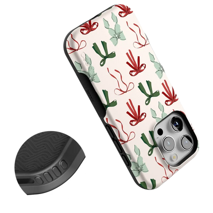 Festive Girlie | Holiday Bows Case Phone Case Casetry