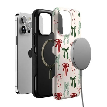 Festive Girlie | Holiday Bows Case Phone Case Casetry