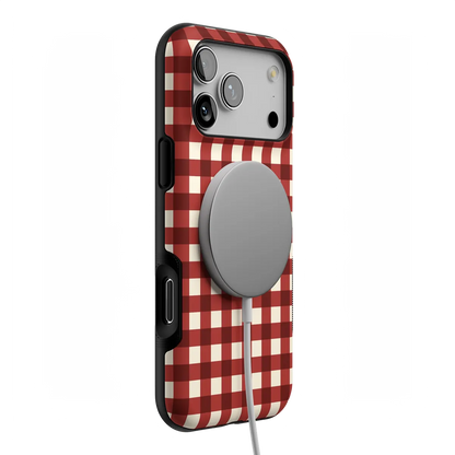 Checked Twice | Red Plaid Case