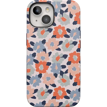 Field of Flowers | Pastel Floral Case iPhone Case get.casely Bold + MagSafe® iPhone 15 Plus
