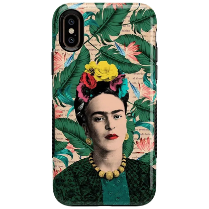 Find Your Muse | Frida Kahlo Portrait Floral Case iPhone Case get.casely Bold iPhone XS Max
