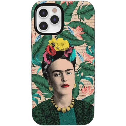 Find Your Muse | Frida Kahlo Portrait Floral Case iPhone Case get.casely Bold + MagSafe® iPhone 12 Pro Max