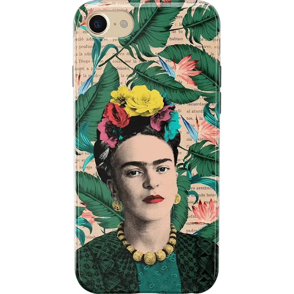 Find Your Muse | Frida Kahlo Portrait Floral Case iPhone Case get.casely Classic iPhone SE (2020 & 2022)
