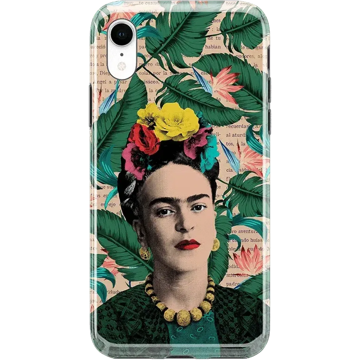 Find Your Muse | Frida Kahlo Portrait Floral Case iPhone Case get.casely Classic iPhone XR