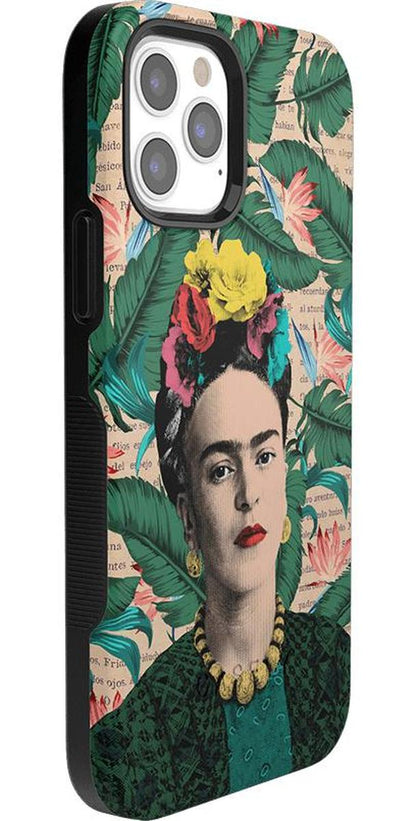 Find Your Muse | Frida Kahlo Portrait Floral Case iPhone Case get.casely