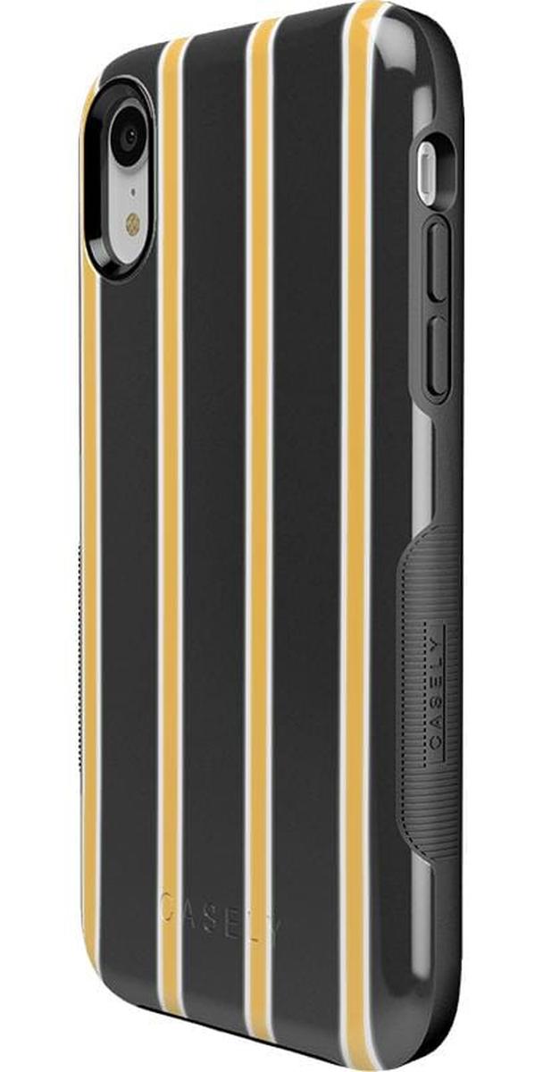 Fine Lines | Mustard Yellow Pinstripe iPhone Case iPhone Case get.casely