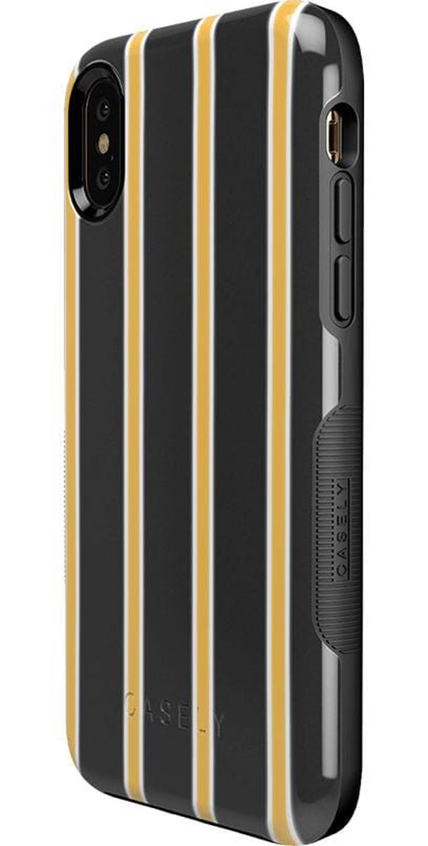 Fine Lines | Mustard Yellow Pinstripe iPhone Case iPhone Case get.casely