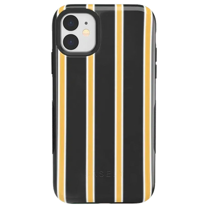 Fine Lines | Mustard Yellow Pinstripe iPhone Case iPhone Case get.casely