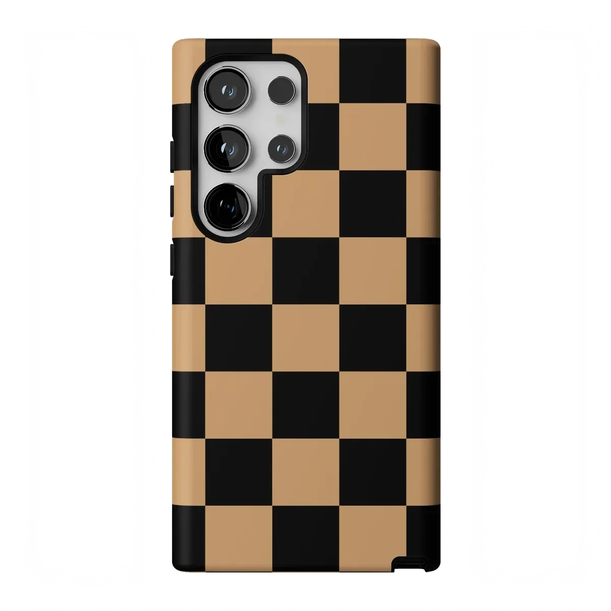 Fit Check | Black & Brown Checkerboard Case iPhone Case get.casely Essential Galaxy S24 Ultra