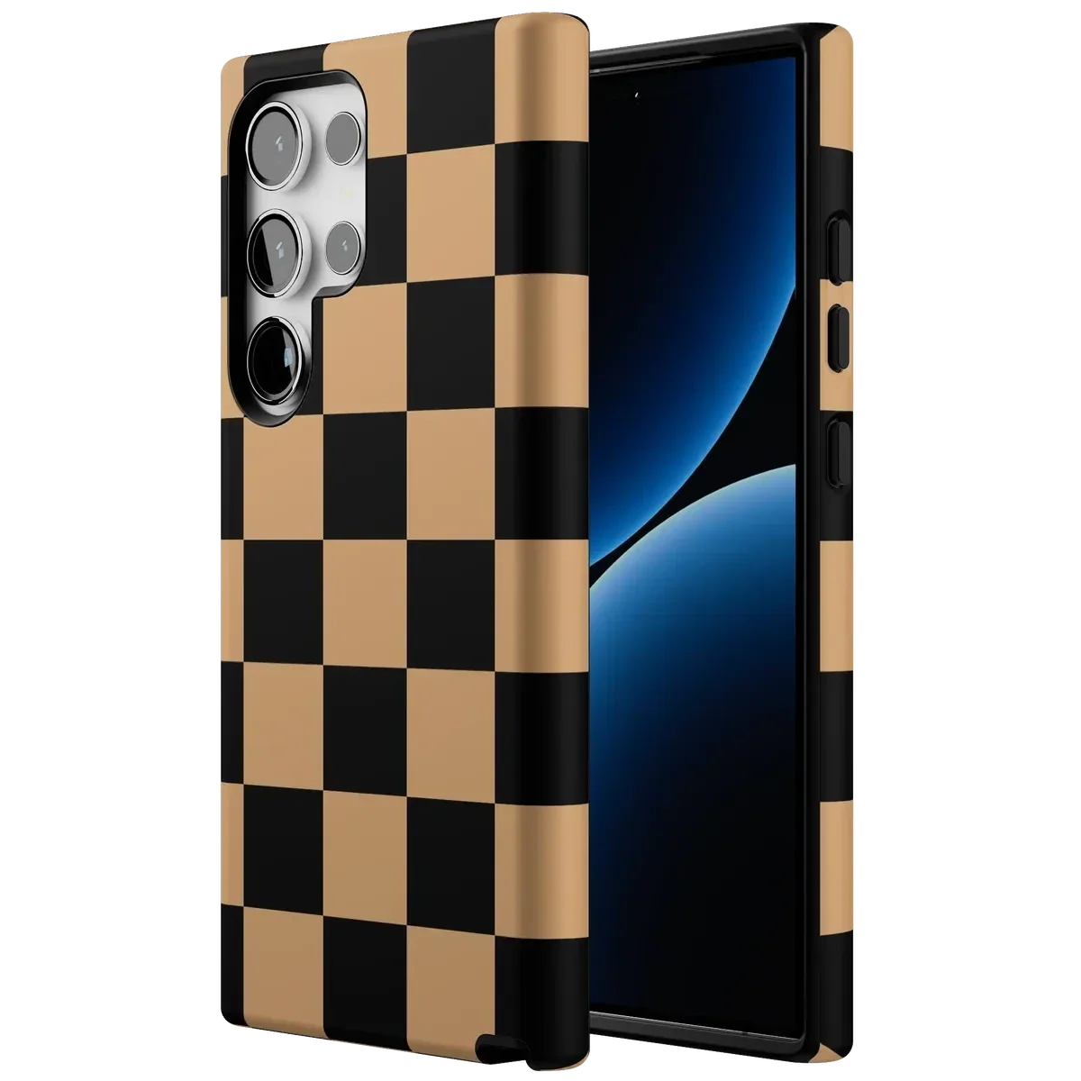 Fit Check | Black & Brown Checkerboard Case iPhone Case get.casely