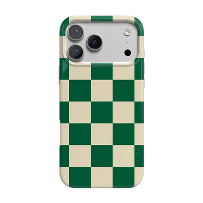 Fit Check | Green Checkerboard Case iPhone Case get.casely Classic + MagSafe® iPhone 17 Pro Max