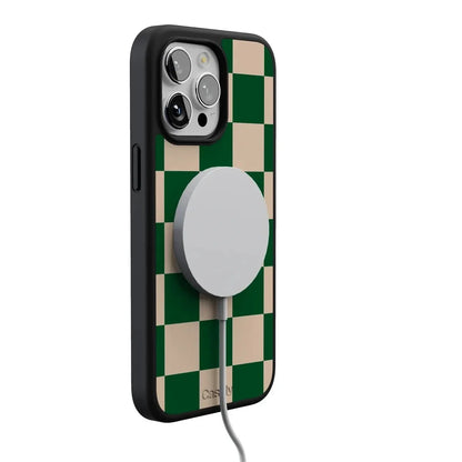 Fit Check | Green Checkerboard Case iPhone Case get.casely