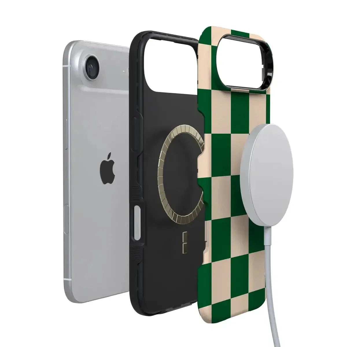 Fit Check | Green Checkerboard Case iPhone Case get.casely