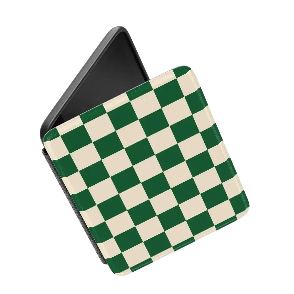 Fit Check | Green Checkerboard Kindle Case Kindle Case get.casely