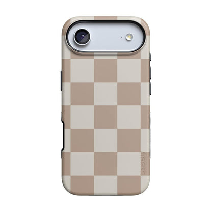 Fit Check | Neutral Checkerboard Case iPhone Case get.casely Bold + MagSafe® iPhone 17 Air