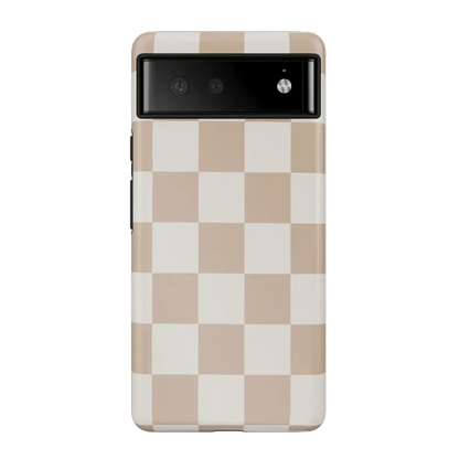 Fit Check | Neutral Checkerboard Google Pixel Case Google Pixel Case Casetry Essential Google Pixel 6