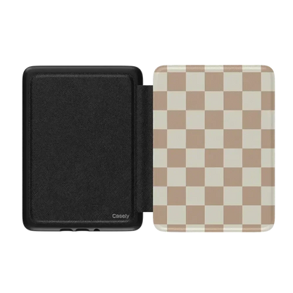 Fit Check | Neutral Checkerboard Kindle Case Kindle Case get.casely
