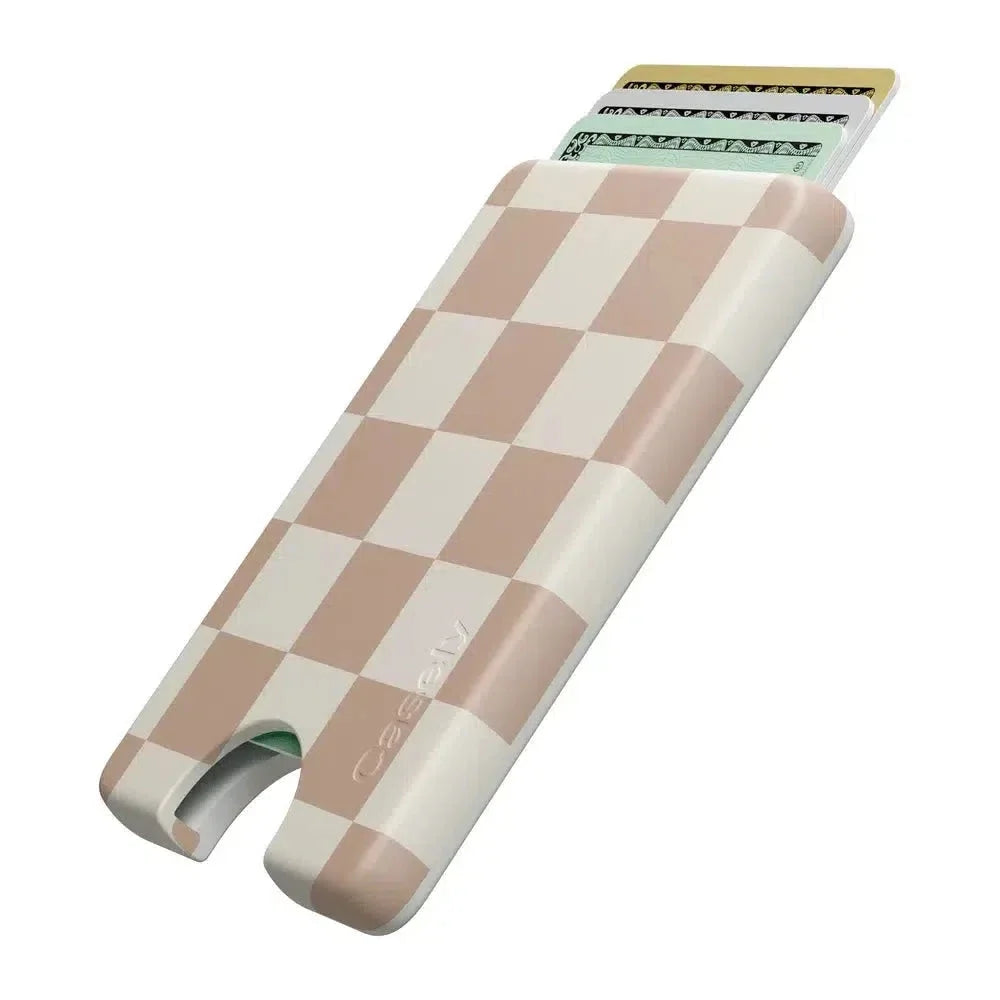 Fit Check | Neutral Checkerboard MagWallet MagWallet get.casely