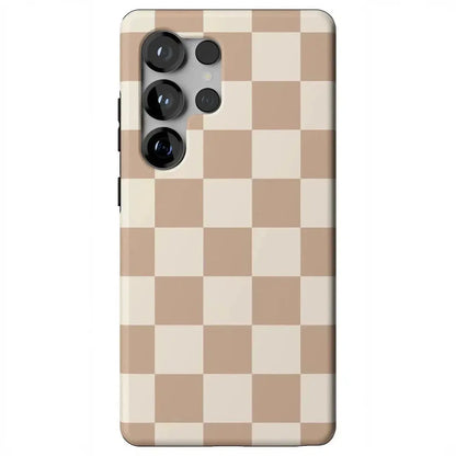 Fit Check | Neutral Checkerboard Samsung Case Samsung Case Casetry Essential + MagSafe® Galaxy S25 Ultra
