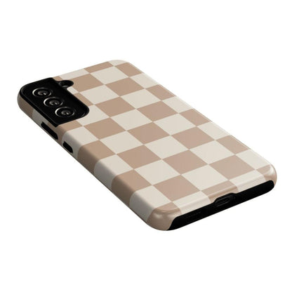 Fit Check | Neutral Checkerboard Samsung Case Samsung Case Casetry